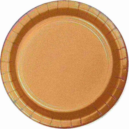 TOUCH OF COLOR 7" Glittering Gold Dessert Plates 240 PK 79103B